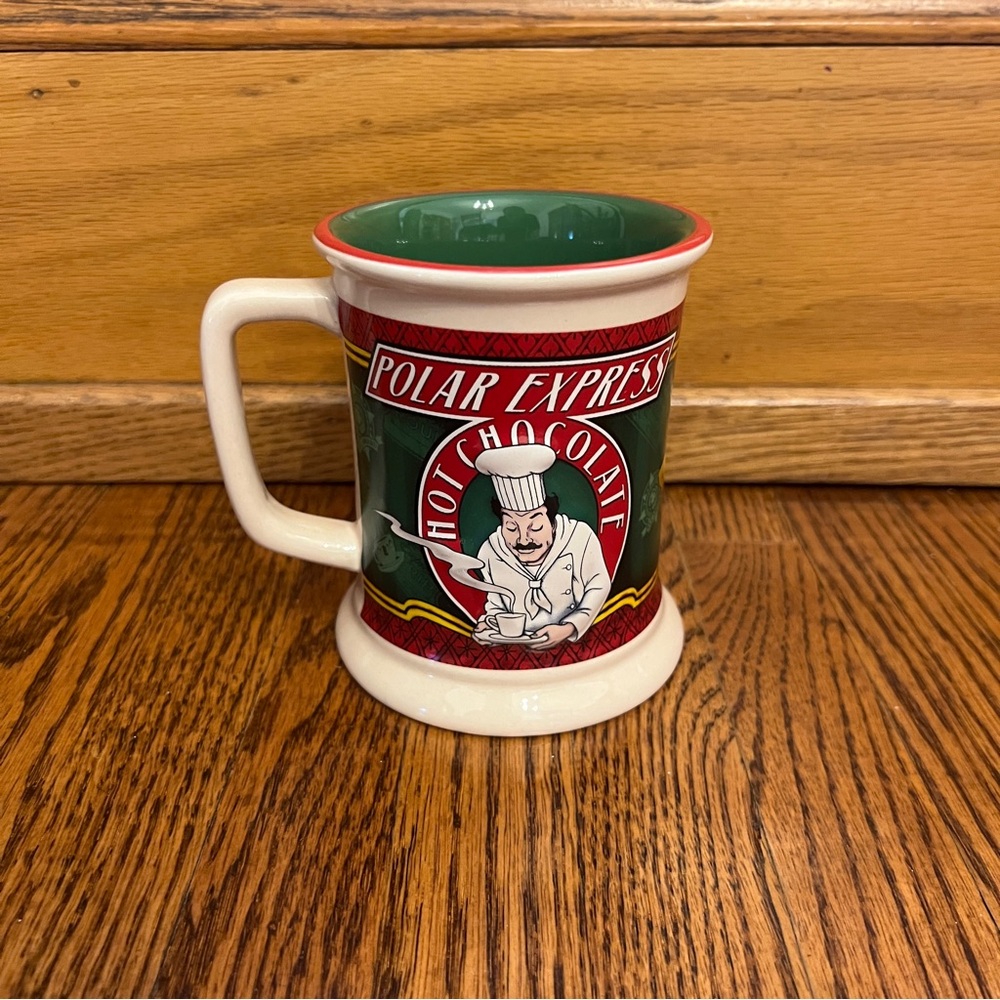Polar Express Warner Bros 12 oz Hot Chocolate Embossed 3D Mug